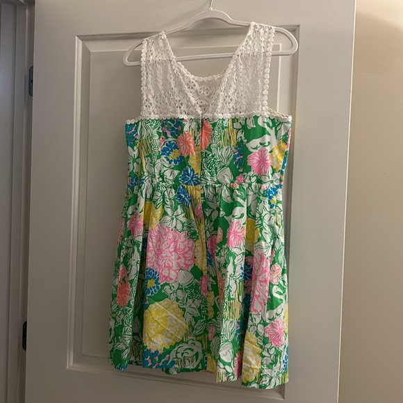 EUC lilly Pulitzer Reagan Flare dress in Hibiscus Stroll - Picture 5 of 5